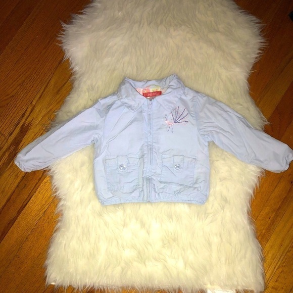 HOST PICK GYMBOREE Girls A Birds Life Zipper Jacket Sz 3T - Picture 1 of 4